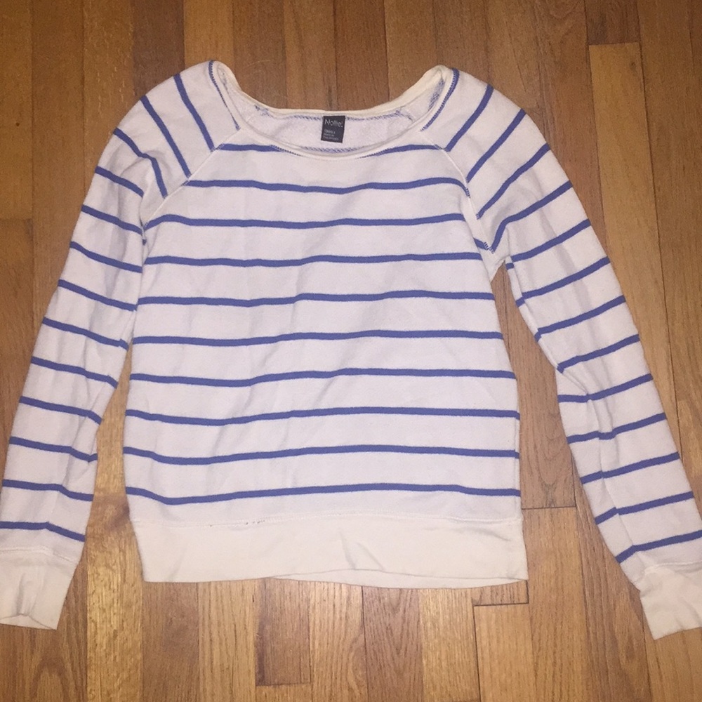 Long sleeve striped light sweater